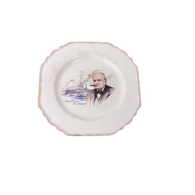 Vintage WWII Era Winston Churchill Commemorative Plate – BCM Nelson Ware England