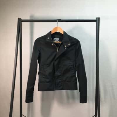 Volcom Womens Size 10 Lightweight Jacket Black  