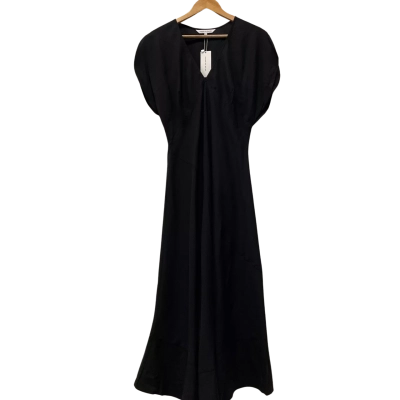 Veronika Maine Womens  Size 12 Maxi Dress Black  
