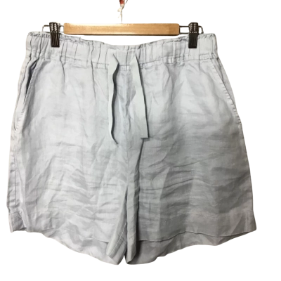 Sportscraft Womens  Size 10 Linen Shorts Blue 