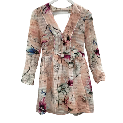 Sass & Bide Womens  Size 6 Floral Dress Pink  