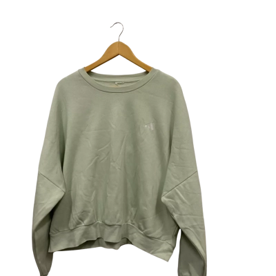 Adidas Womens  Size 12 Cropped Jumper Green 