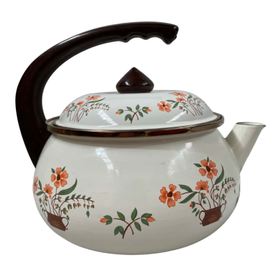 Countryside Collections JMP Enamel Kettle, 2.5 Quarts, Made in Spain