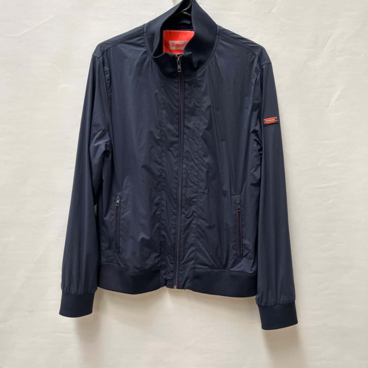 Superdry Mens Size L Navy Blue jacket