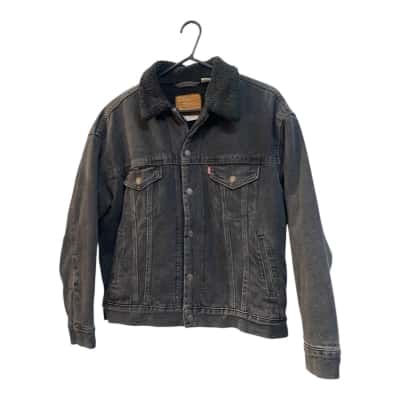Levi Strauss & Co. Mens  Size XS Denim Jacket Black  