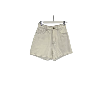 Dissh Womens  Size 8 Denim Shorts Brown / Cream 
