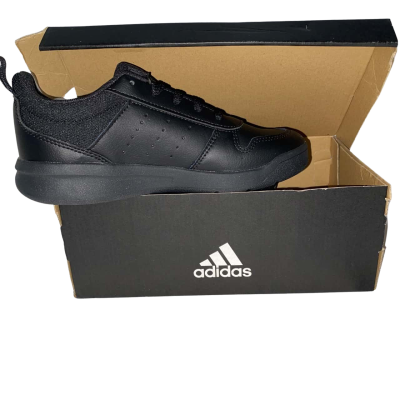 ADIDAS "Tensaur K Trainers UK 2 1/2. EF1086 IN BLACK