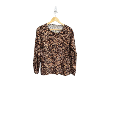 Yarra Trail Womens  Size M Long Sleeve Top Animal print 