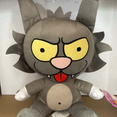 The Simpsons - Scratchy The Cat Plush Toy (B26)