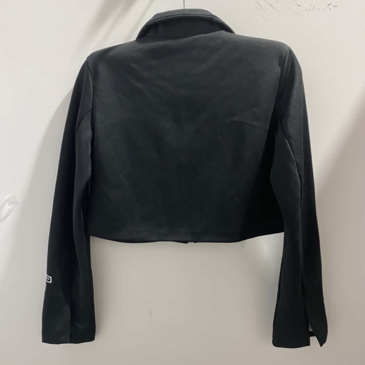 Adidas. Womens Size 6. Black Tailored Track Top (Cropped). Grey ...