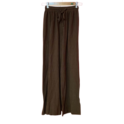 Ghanda Kids  Size 10 - 11 Linen Blend Pants Brown 