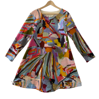Gorman x Megan Grant “Pick Up Sticks” Dress  Size 12 Cotton Multicoloured  