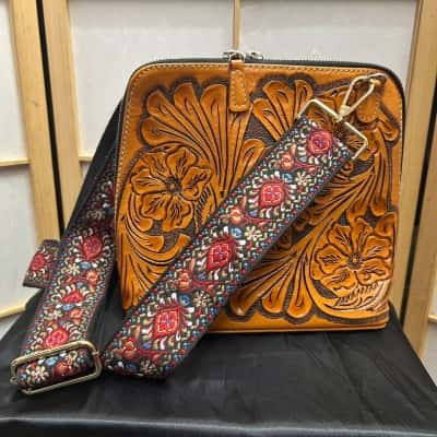  DAVID LUNA ORIGENES Women’s Cross Body Bag Black / Blue / Brown / Floral / Red 