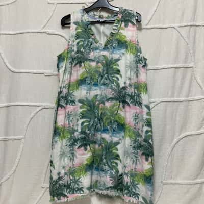 Tommy Bahama Womens  Size L Casual Dress Floral 
