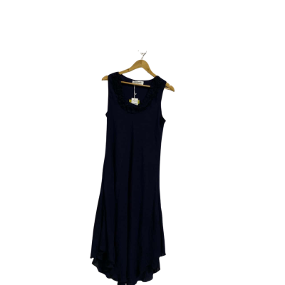Virtuelle Womens  Size 14 Short Sleeve Dress  Navy Blue 