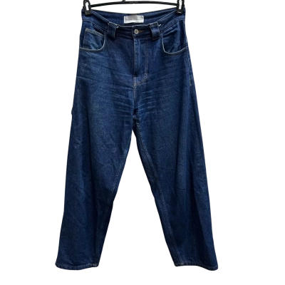 FRIENDS WITH ANIMALS Men's Size 28 100% Cotton Wide Leg Jeans Blue 