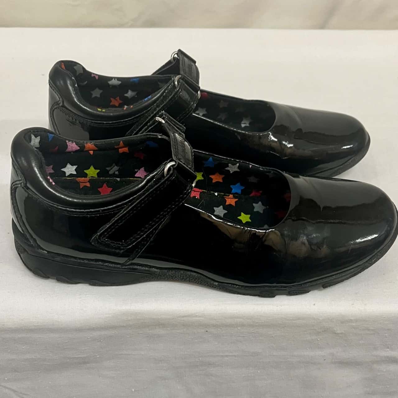 Hush Puppies Mabel Patent Inf - Scarpa Bambine E Ragazze In Vera Pelle, Tomaia Traspirante, Chiusura Touch, Colletto Imbottito