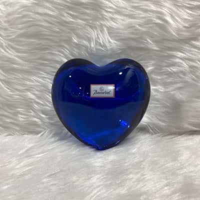 Baccarat Puffed Heart Paperweight 