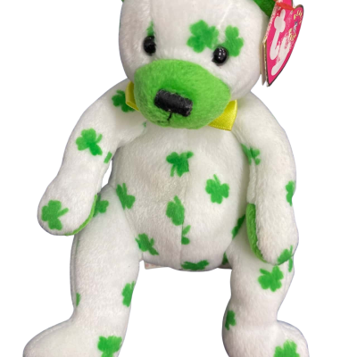 Ty. Beanie Baby. ‘Clover’ the bear (Irish)