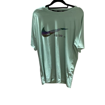 Nike Mens Dri-Fit Size XL Short Sleeve Shirt Mint 