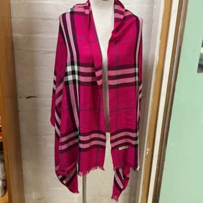  Womens  Size One Size Scarf Checked / Pink  / Purple 