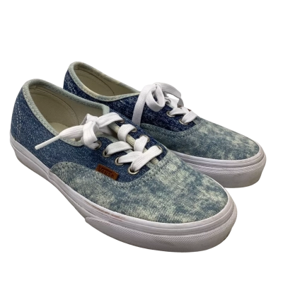 Vans Womens  Size UK 3 (EUR 35; US 5.5) Lace up Sneakers Blue denim look