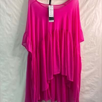 TS Womens  Size L Sleeveless Top Pink  