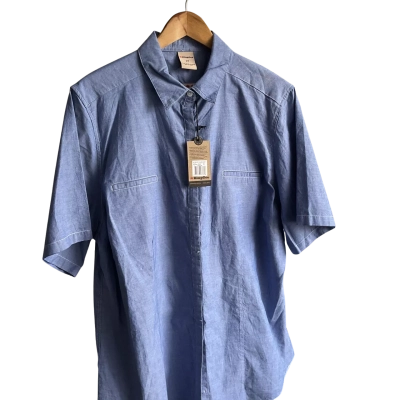 NEW - “KingGee” Womens  S.S. Shirt - Size 22 Blue 