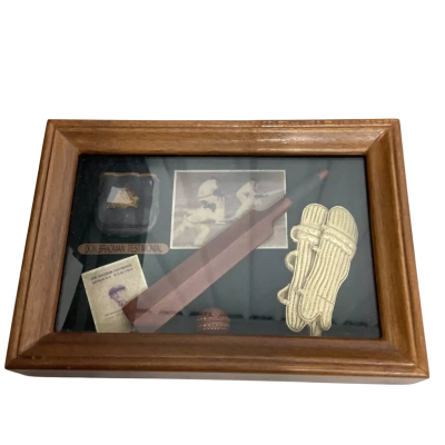 Don Bradman 1948 Collectible Shadow Box Frame 
