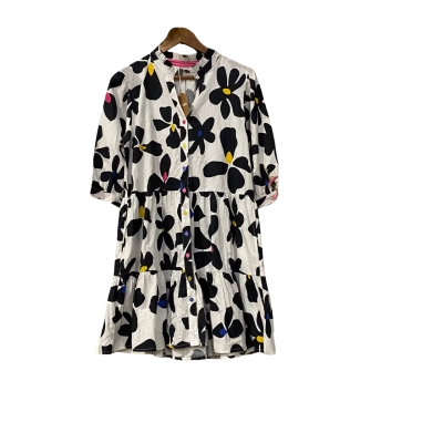  Joop & Gypsy Womens  Size 14 Mini Dress Black&White Daisy dress