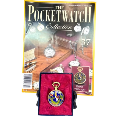 ‘Phoenix’ (1900s-style) #37 Gold/Navy Hachette Pocket Watch