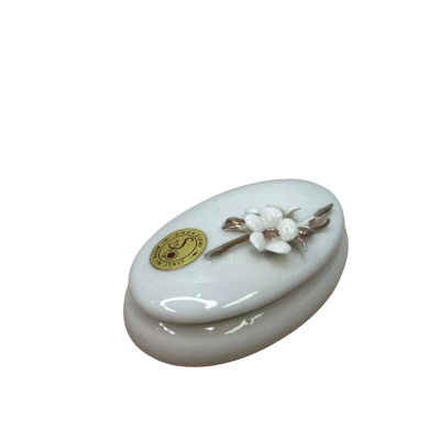 Creazioni SB Made in Italy Porcelain Lidded Trinket Dish
