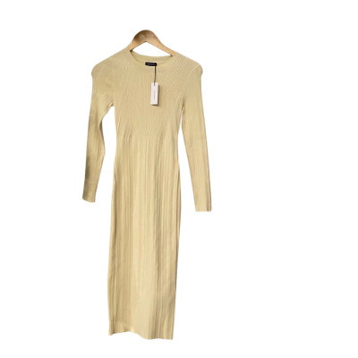 Karen Millen Womens  Size 6 / S Bodycon Dress Natural 