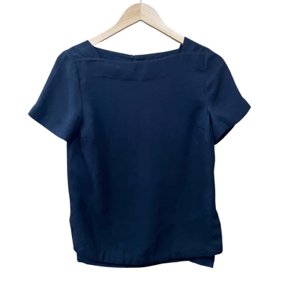  Saba Black Short Sleeve Top Size 6