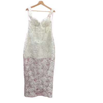 CHANCERY Womens  Size 12 Maxi Dress White 