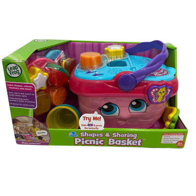 Leap Frog Shapes & Sharing Picnic Basket 6+ Months BNWT