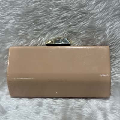 Olga Berg Womens Peach Clutch Bag
