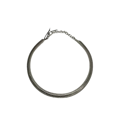 Elle Louise Silver Chain Choker Handmade Necklace - BNWT