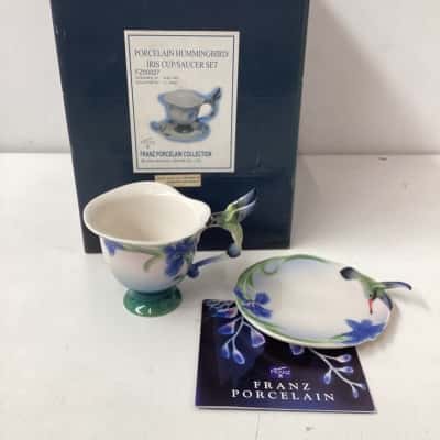 Hummingbird Coffee/Tea cup and saucer 
