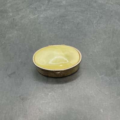 Vintage Pill Box with Stone Inlay Lid