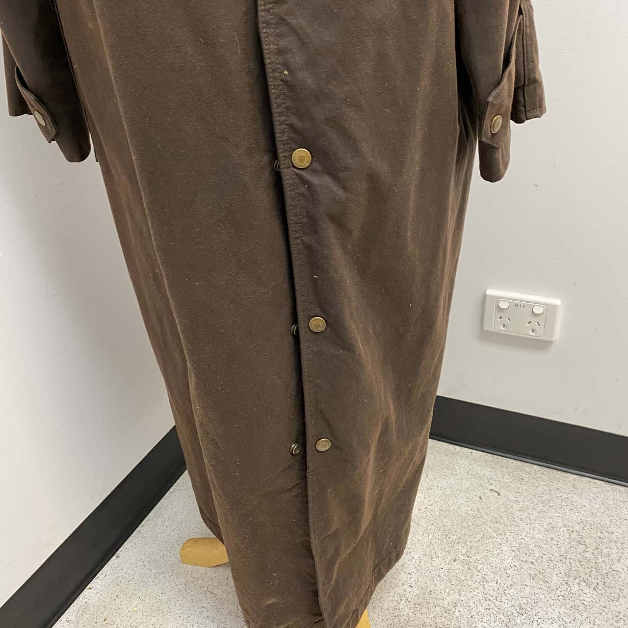 Thomas Cook The Professional Oilskin Long Coat. Size 40