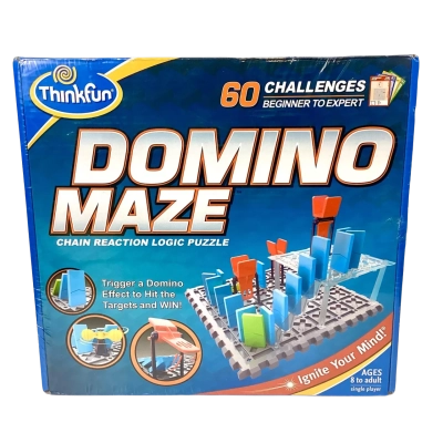 ThinkFun Domino Maze Chain Reaction Logic Puzzle (New Sealed)