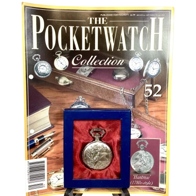 ‘Huntress’ (1780s-style) #52 Silver Hachette Pocket Watch