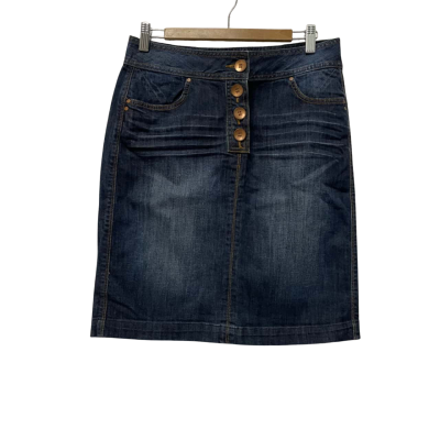 Jag Womens  Size 8 Denim Skirt Blue 