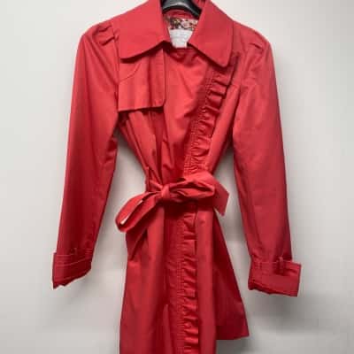 jessica Simpson Womens  Size S Trenchcoat Pink  