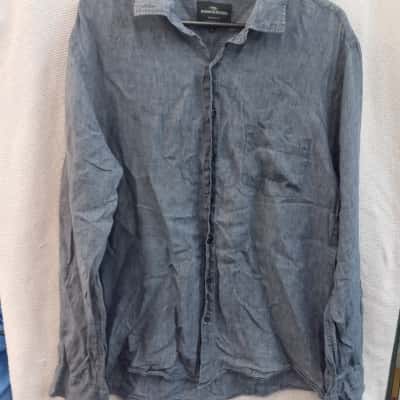Rodd & Gunn Mens  Size XL Long Sleeve Shirt Blue 