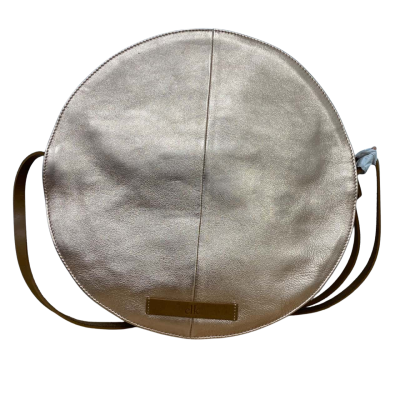 Elk Womens Round Leather Handbag Rose Gold 