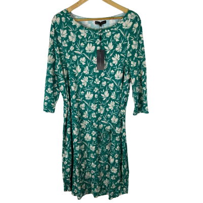 David Lawrence Theodora Cotton Dress – Shamrock on Green (XL)