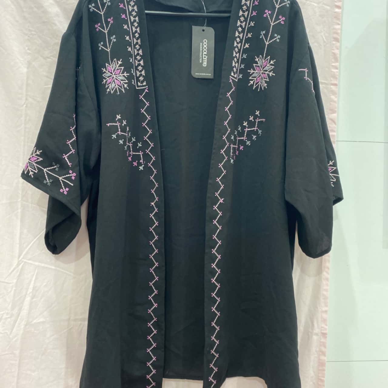 Purotatto SS26-023-5018 Kimono Shirt Egg Shell-Cocoa