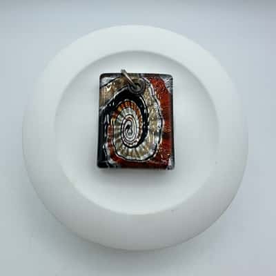  Swirl Art Glass Pendant